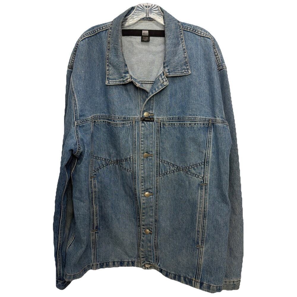Vintage 90s Marithe Francois Girbaud Denim Jacket Men’s XXL Work Chore
